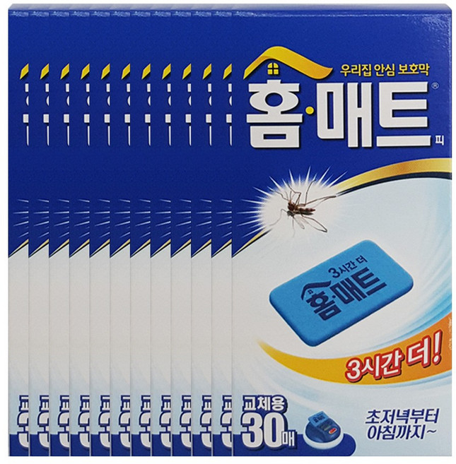 홈매트 교체용 리필 30매 X 12개, 30g