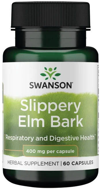 스완슨 슬리퍼리 엘름 바크 400mg 자연유래 소화 영양제, 1개, 60정 - 쿠팡