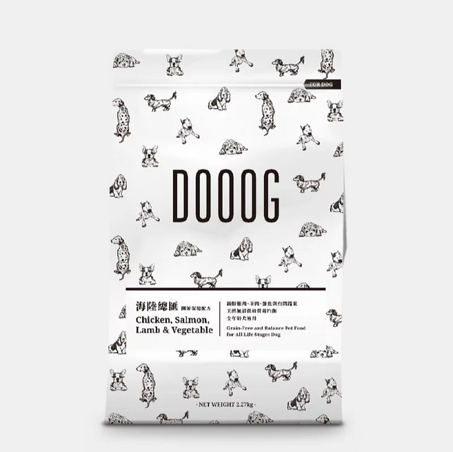 DOOOG 杜格 無榖低敏 全齡犬飼料, 6.8kg, 1個