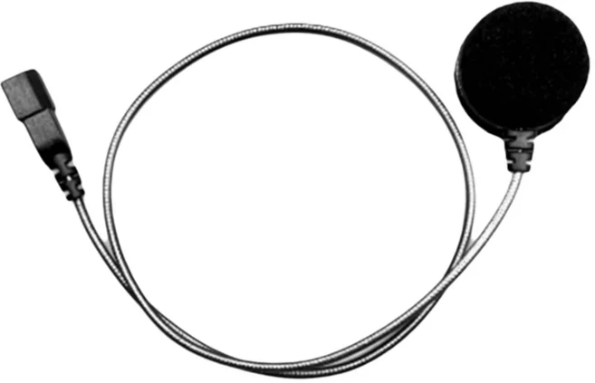 Cardo PACKTALK Edge 오토바이 블루투스 인터콤 마이크 코드 마이크, Black Soft Mic, 1개