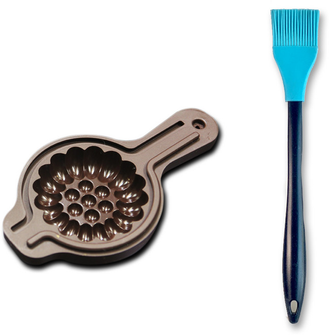 약과틀과 약과기름솔 튀김온도계, 약과틀일반1개+기름솔1개(랜덤색상), 1개