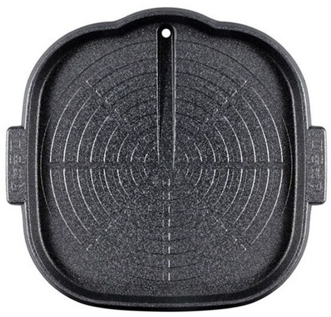 키친아트 고기 불판 삽겹살 그릴 구이팬 사각 PRIMEMARKET pri+820xo