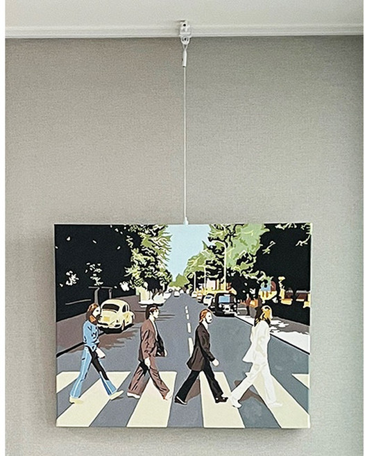 무타공 액자걸이 와이어 줄 천장 액자레일 몰딩 결혼식 웨딩사진 액자설치 그림걸이 천정고리, 무타공액자걸이 /, 화이트, 1개