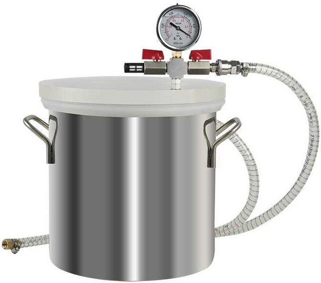 미니 탈포기 진공 탱크 배럴 기포제거 압출기 에폭시 수동