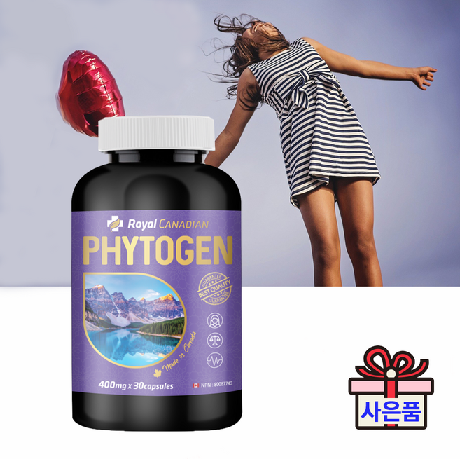 로얄캐네디언 파이토젠 +중년 여성 갱년기 영양제 PHYTOGEN 식물성 캐나다, 1개, 30정