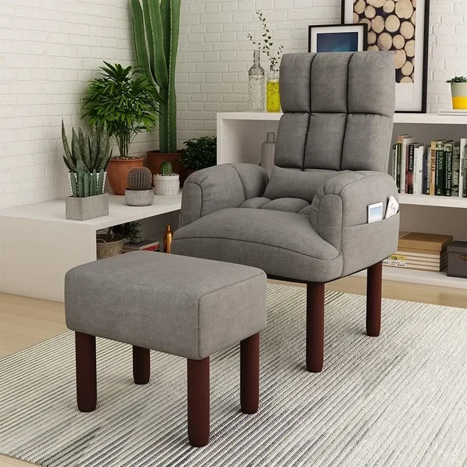 FORMTEO 일본 거실 가구 편안한 리클라이너 소파 라운지 의자 나무 다리, 03 30cm Chair leg, 1개