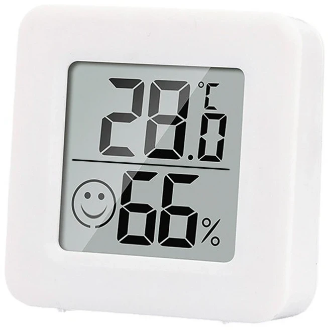 미니 실내 온도계 LCD 디지털 게이지 센서 측정기, 1개