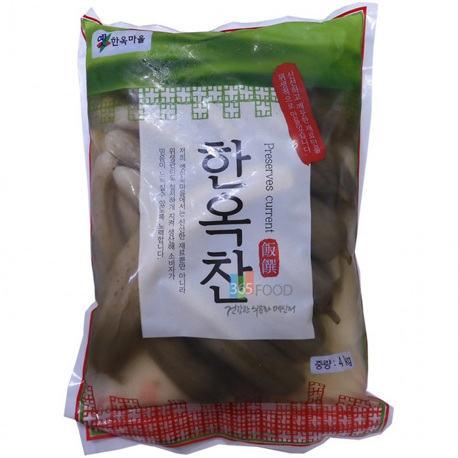 절임 오이지 4kg, 1개, 1g