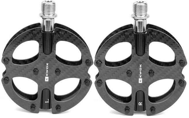 KWOK 碳纖維腳踏 輕量化自行車腳踏板, 1個, 碳纤维, 碳纤维
