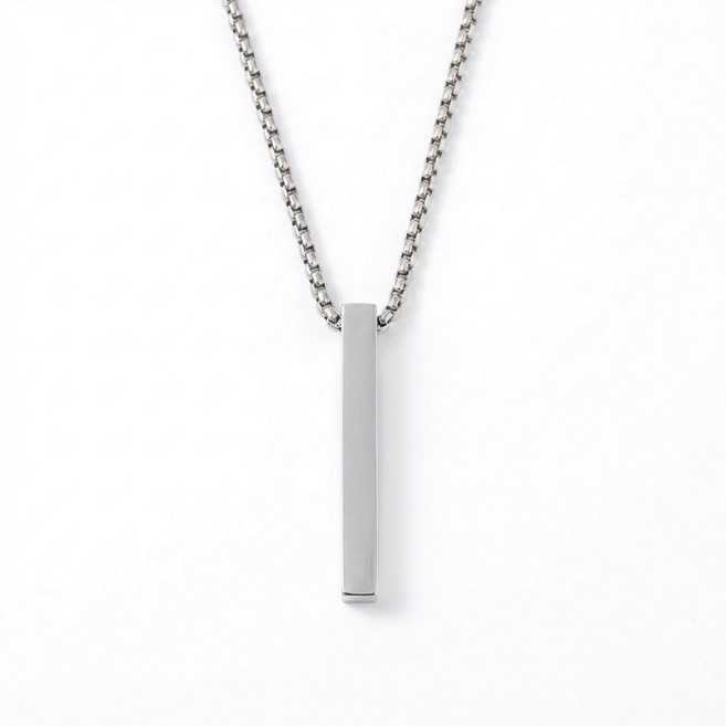 HWASUN 써지컬스틸 스틱바 남여공용 목걸이