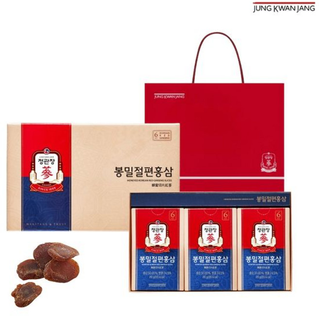 정관장 봉밀절편홍삼+쇼핑백, 1박스, 6회분