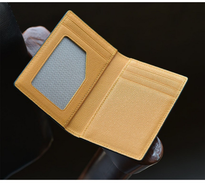 어버너 6포켓 카드지갑 악어 블루