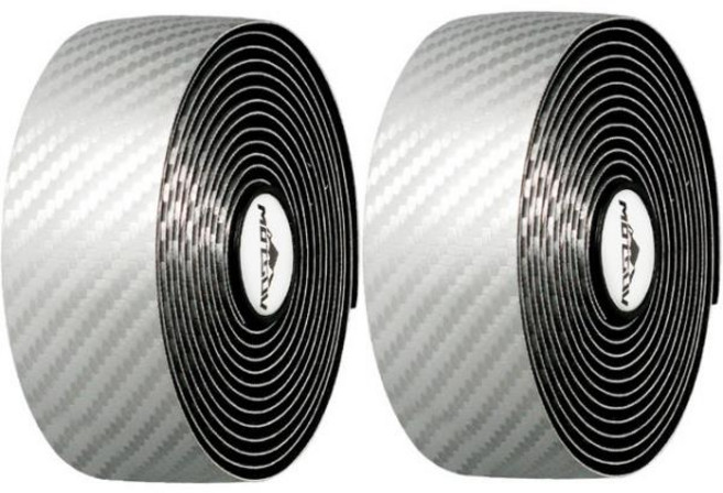 자전거 핸들 바 테이프 사이클링 스트랩 벨트 미끄럼 방지 충격 흡수 랩 엔드 플러그 MTB 로드 바이크 액세, 은, 01 MOTSUV-1 White, 1개