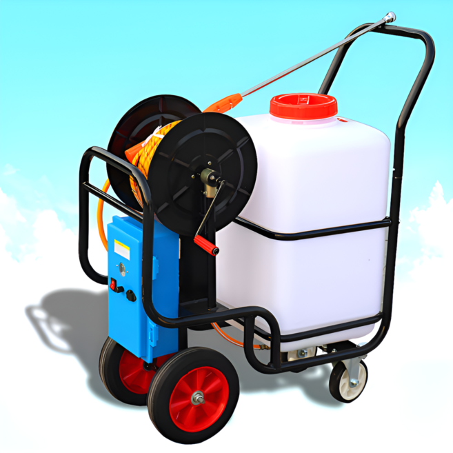 화양멜트 일체형 동력 분무기 고압세척 전동 분무기 고압 세차기 듀얼펌프 전동살포기 휴대용 충전식, 듀얼펌프+20M 호스, 1개