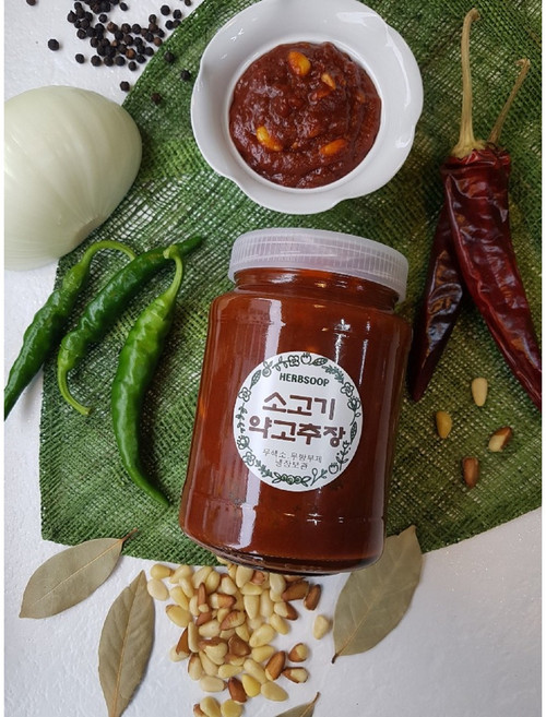 수제 소고기약고추장 (1kg 구매시 대파소금 정품 증정), 1개, 1kg