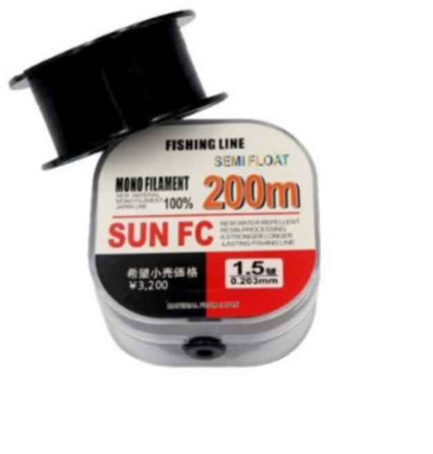 진아쇼핑몰 SUN FC 수입원사 민물 바다 세미플로팅 원줄 모노라인 모음 썬라인 레드 블랙 투명 0.8호 1호 1.2호~5호