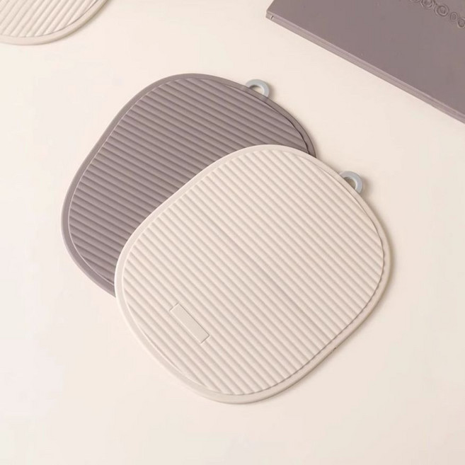 제이슬렛 냄비받침 실리콘 냄비 받침 받침대 냄비받침대 뚝배기받침 인덕션보호매트, 브라운