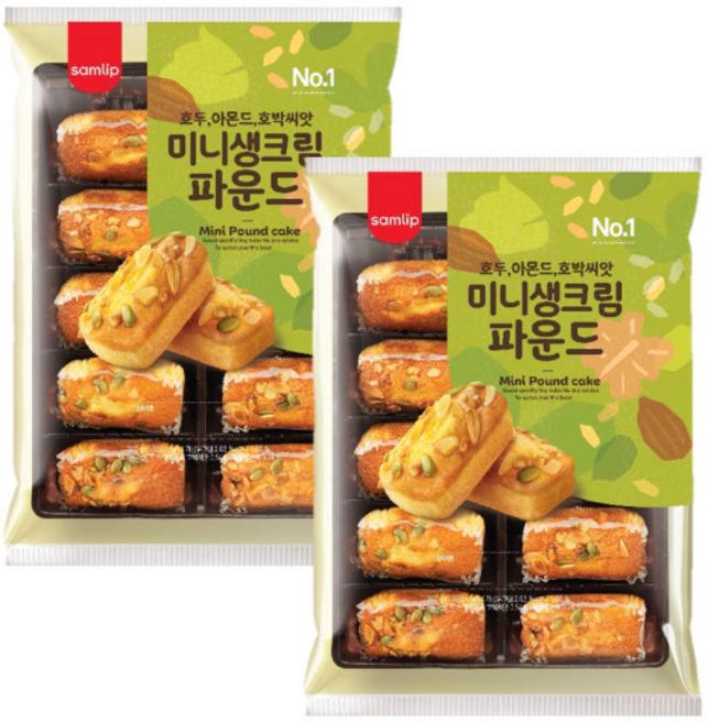삼립 미니 생크림 파운드, 720g, 1개