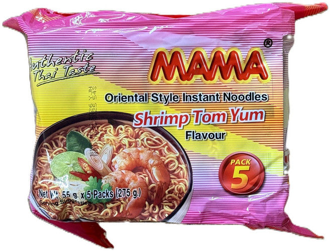 마마 쉬림 톰냠 플레이버 똠냠 봉지라면 55g, 30개