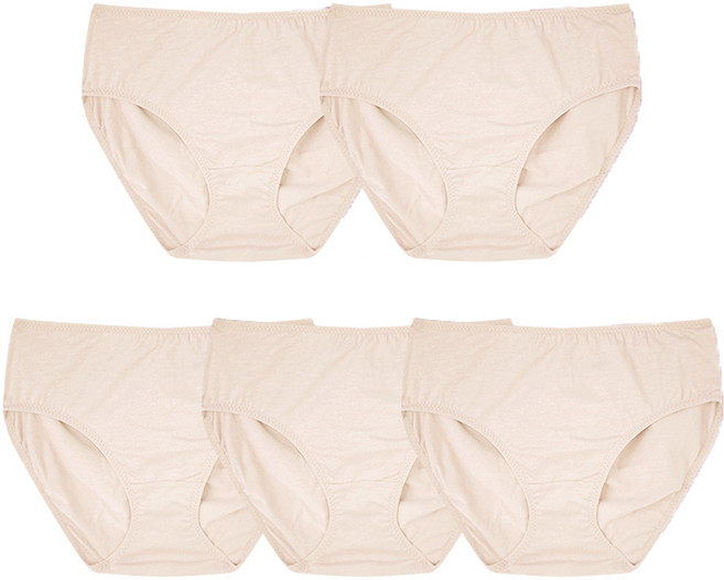 제이모던 국산 맥시 면스판 팬티 빅사이즈까지 5p