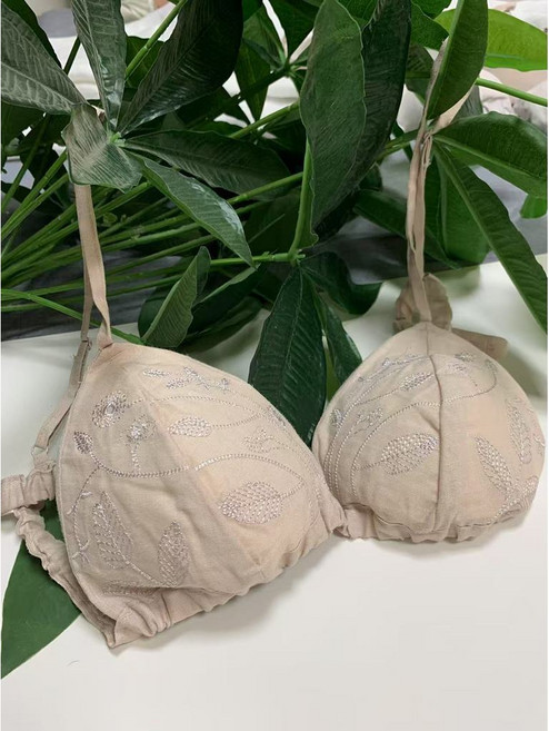 漢麻自由呼吸無鋼圈內衣 法式三角杯 顯瘦防凸點 無束縛胸罩