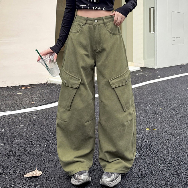대박난박양 카고 벌룬핏 와이드팬츠(세일)