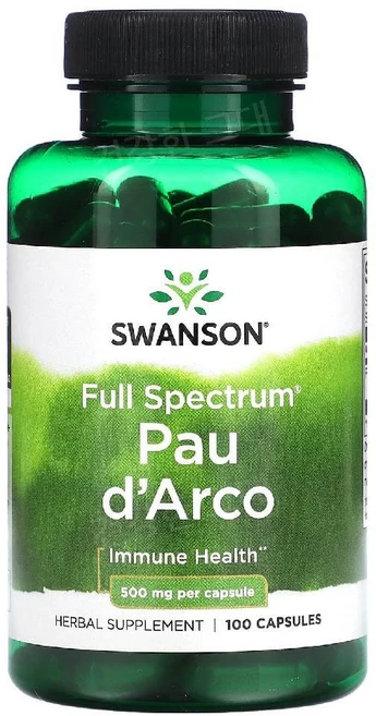 스완슨 풀스펙트럼 포다르코 500mg 캡슐 100정, 1개 - 쿠팡