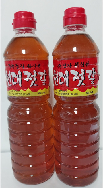 현대젓갈 멸치액젓(맑은액젓) 600g 1kg 2kg 4.5kg, 2개