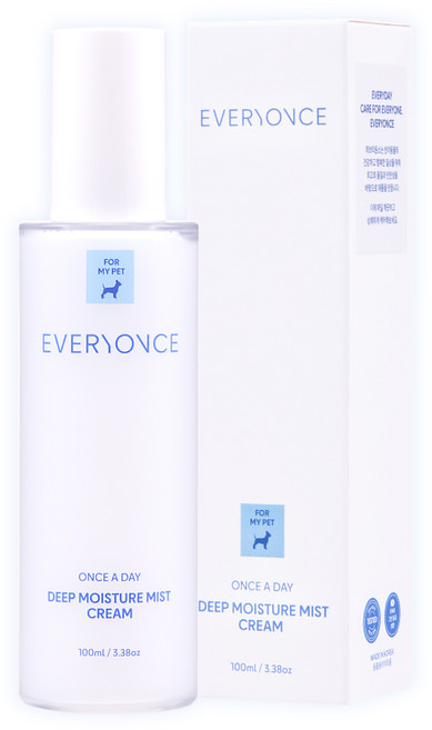 에브리원스 뿌리는 속보습 수분크림 100ml 강아지 고양이 뿌수크림 미스트, 1개
