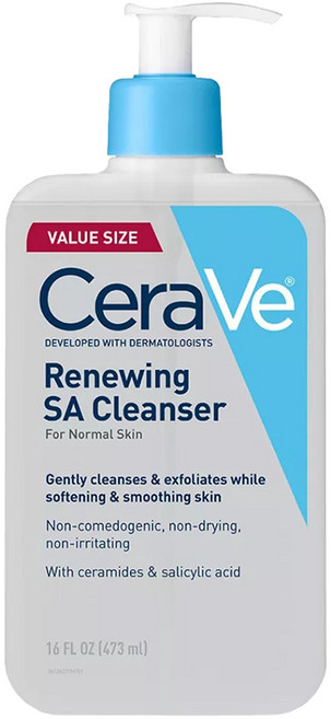 CeraVe 淨化煥膚SA潔面乳 普通肌膚, 1個, 473ml