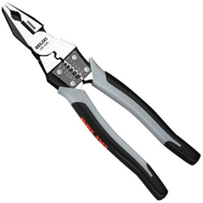 다기능 만능 DELIXI 펜치 2105 9인치 롱노우즈 2017 9인치 니퍼 2108 7인치 옵션선택필수 멀티 플라이어 와이어 전선 스트리퍼 커터 터미널압착 나빠 롱로즈, (단품)펜치 2105 9inch, 1개