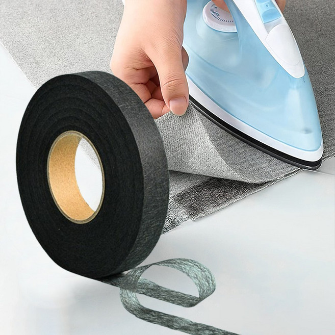 엠코어 옷수선 테이프 바지 수선 셀프 64m, 1개, 블랙2cm