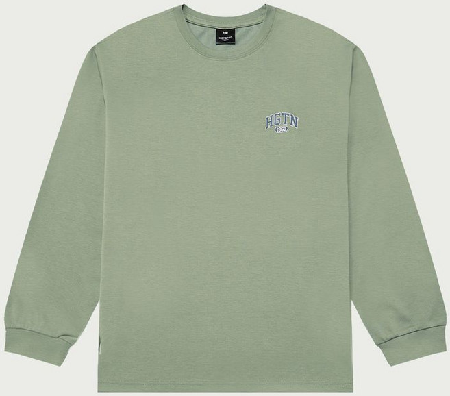 행텐틴즈 아동용 스몰 레터 싱글 롱슬리브 티셔츠