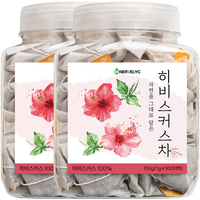 이너블릭 히비스커스차, 1g, 100개입, 2개
