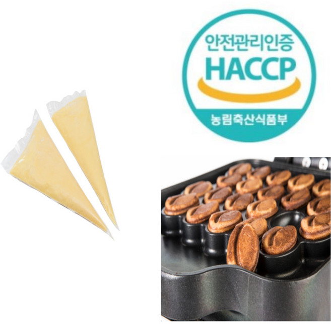 [델리만쥬]커피콩빵반죽 플레인맛 20kg, 1kg, 1개