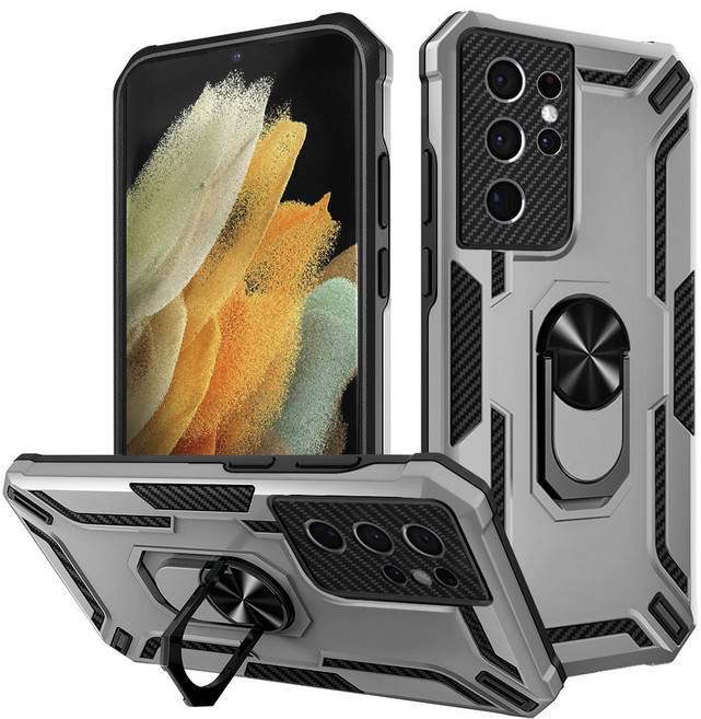 인트그로 기어 메탈 링 범퍼 거치대 휴대폰 케이스