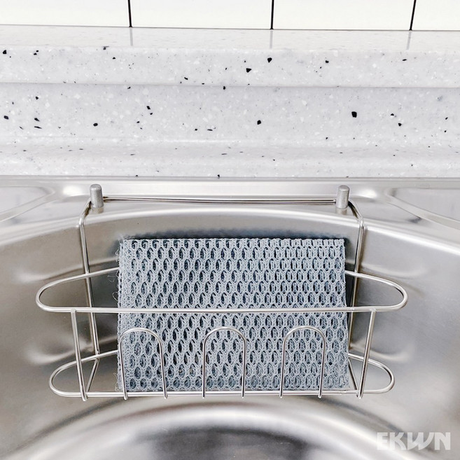 에쿤 걸이형 수세미망 수세미걸이 수세미거치대 싱크대정리, 1개