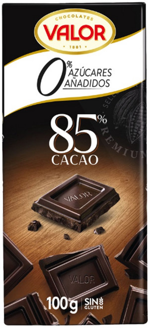 발로르 슈가프리 다크초콜릿 85% 100g, 1개