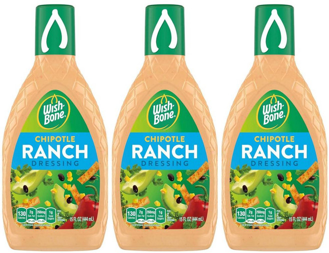 치폴레 랜치 드레싱, 444ml, 3개