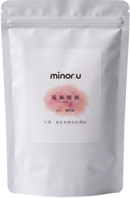 MINOR.U 莓果順順 纖維隨身包, 8g, 1個, 15個裝
