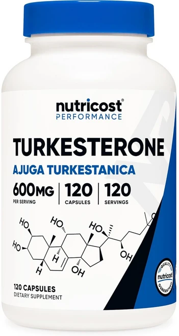 뉴트리코스트 투르케스테론 600mg 캡슐, 120정, 2개 - 쿠팡