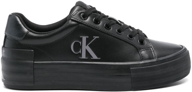 캘빈클라인진 가죽 스니커즈