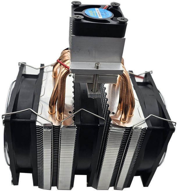 펠티어 열전소자 방열 공냉식 냉각키트 JK-EA-CH1 6동관 초고효율, 공냉식 JK-EA-CH1, 1개