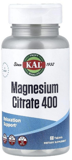 칼 마그네슘 시트레이트 Magnesium Citrate 400 타블렛 60정, 1개