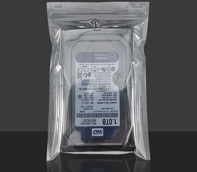 정전기 방지 지퍼백 봉투 11X15 100매 PET 무정전 제전 보호