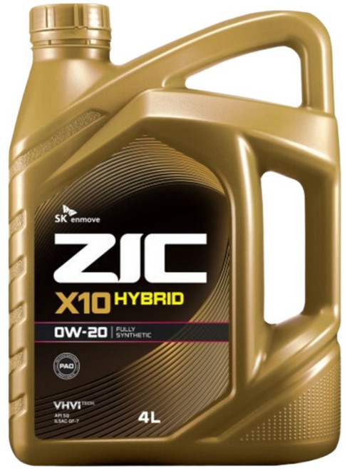 지크 X10 하이브리드 0W-20 4L (ZIC X10), 지크 X10 하이브리드 0W-20 4L (ZIC X10