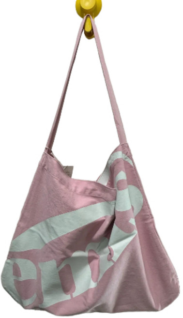 [국내매장] EMIS 이미스 크롭 로고 코튼 에코백