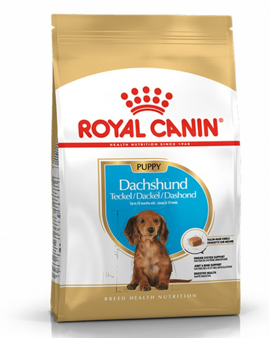 로얄캐닌 강아지 사료 닥스훈트 퍼피 건식 뼈와관절 건강에 도움, 닭+돼지, 1.5kg, 1개