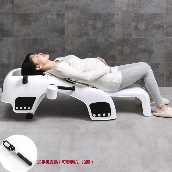 샴푸의자 성인 환자 어르신 머리감기 목욕 용품 휴대, 확장 버전 (흰색) + 동축 브래킷, 확장 버전 (흰색)+동축아기브래킷(1세~성인)