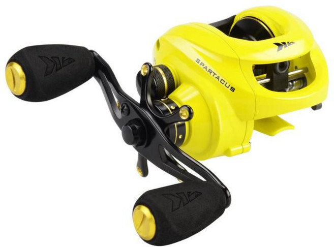 소형전동릴 전동릴낚시 낚시릴 갑오징어 베이트릴KastKing-Spartacus 듀얼 브레이크 베이트 캐스팅 릴 최, 04 Yellow_01 12_02 Right Hand